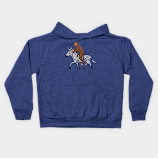 Washington Zebra and Bigfoot Kids Hoodie